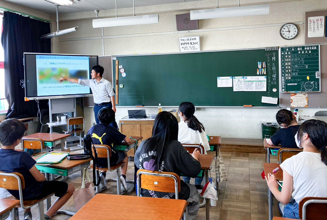 岐阜市立市橋小学校の職業講話に講師として参加しました | お知らせ