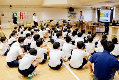 台東区立上野小学校で出前授業を行いました | お知らせ