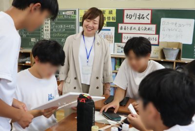 陽南中学校で出前授業を行いました | お知らせ